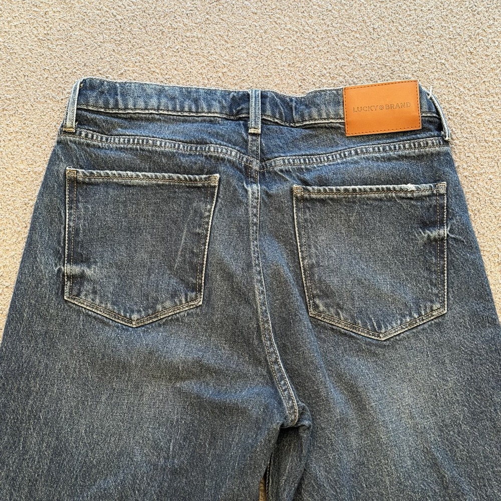 LUCKY BRAND Jeans ZOE High Rise Straight Leg Medium Wash Denim Women's 10/30L - Picture 15 of 16